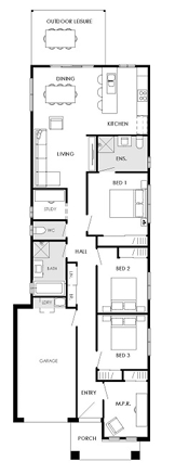 Floor plan LOT 2033 Mellum Way White Rock