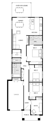 Floor plan LOT 2035 Mellum Way White Rock