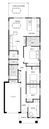 Floor plan LOT 2036 Mellum Way White Rock