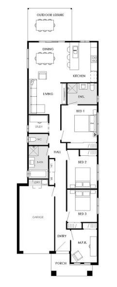 Floor plan LOT 2036 Mellum Way Whiterock